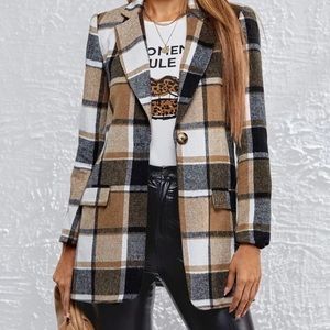 Plaid blazer
